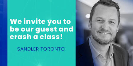 Sandler Toronto - Crash a Class Invite